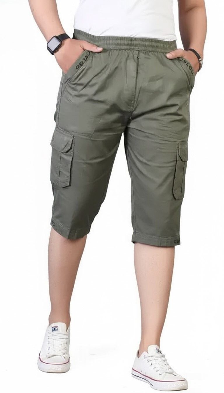 maheen fashion Solid Men Three Fourths-picture-13