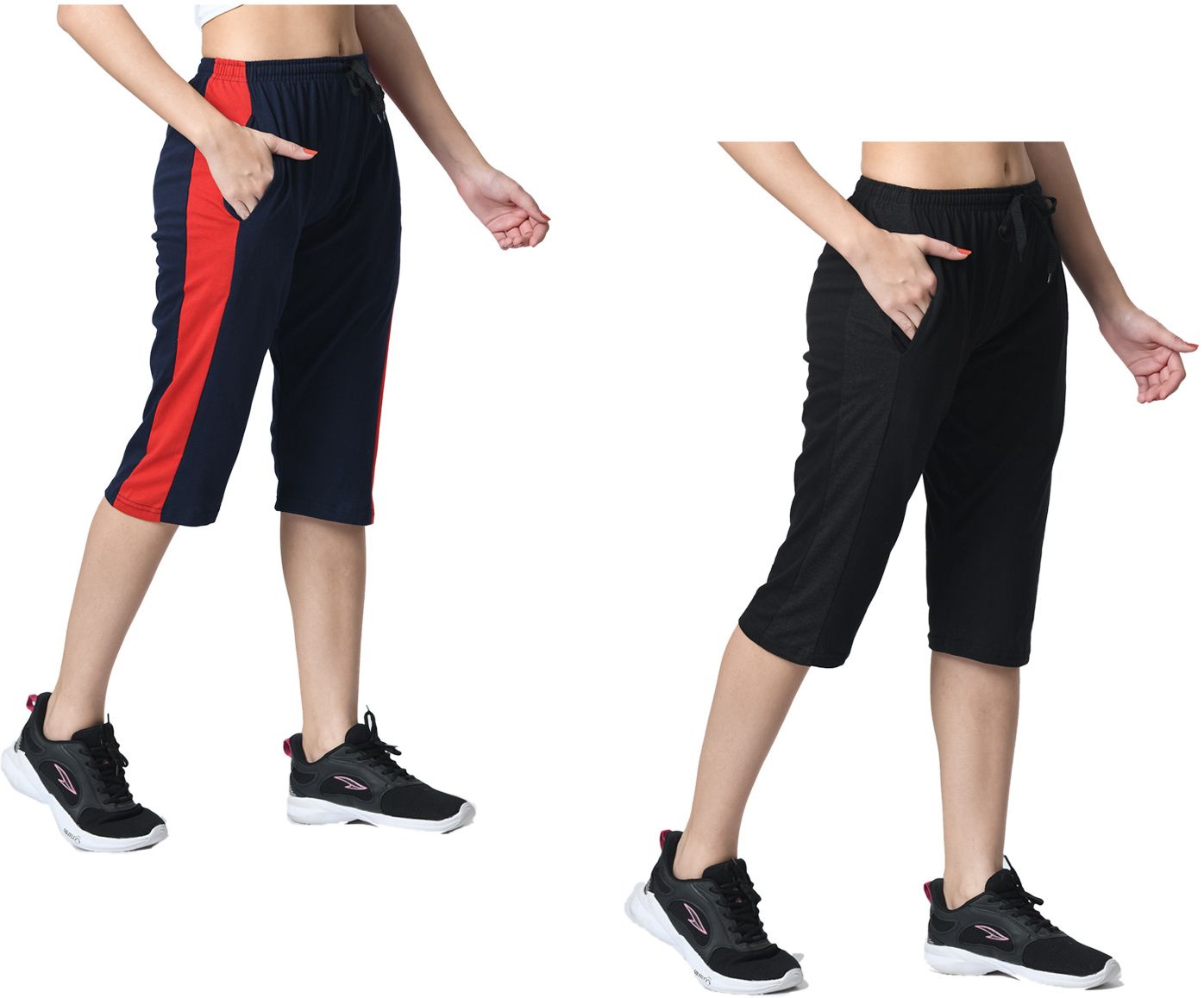 kayu Striped Women Three Fourths-picture-32