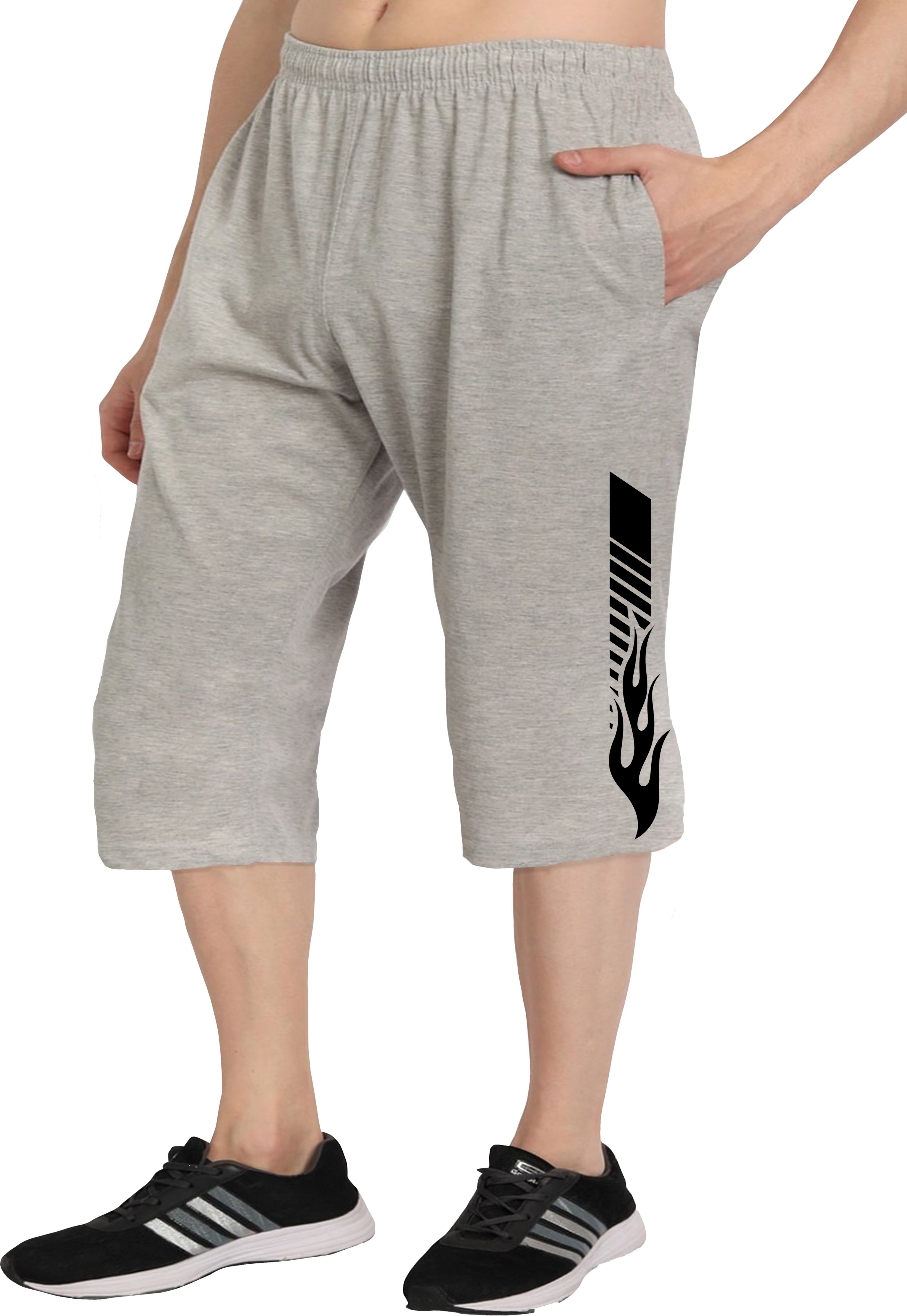 west gate clothing Solid Men Three Fourths-picture-33