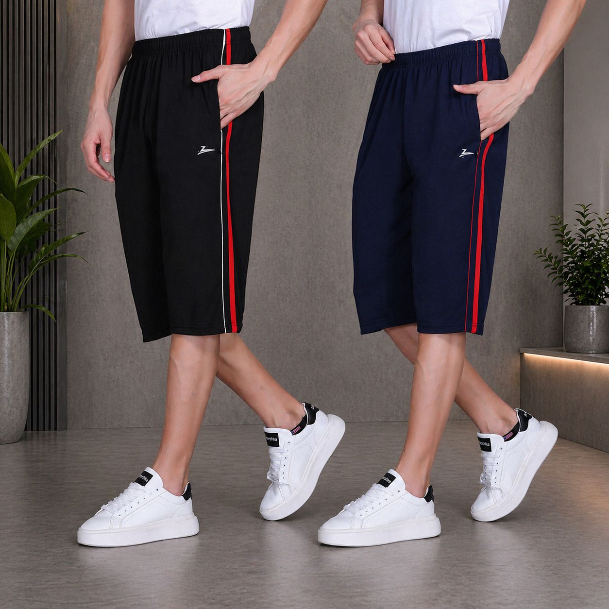 zeffit Solid Men Three Fourths-picture-23