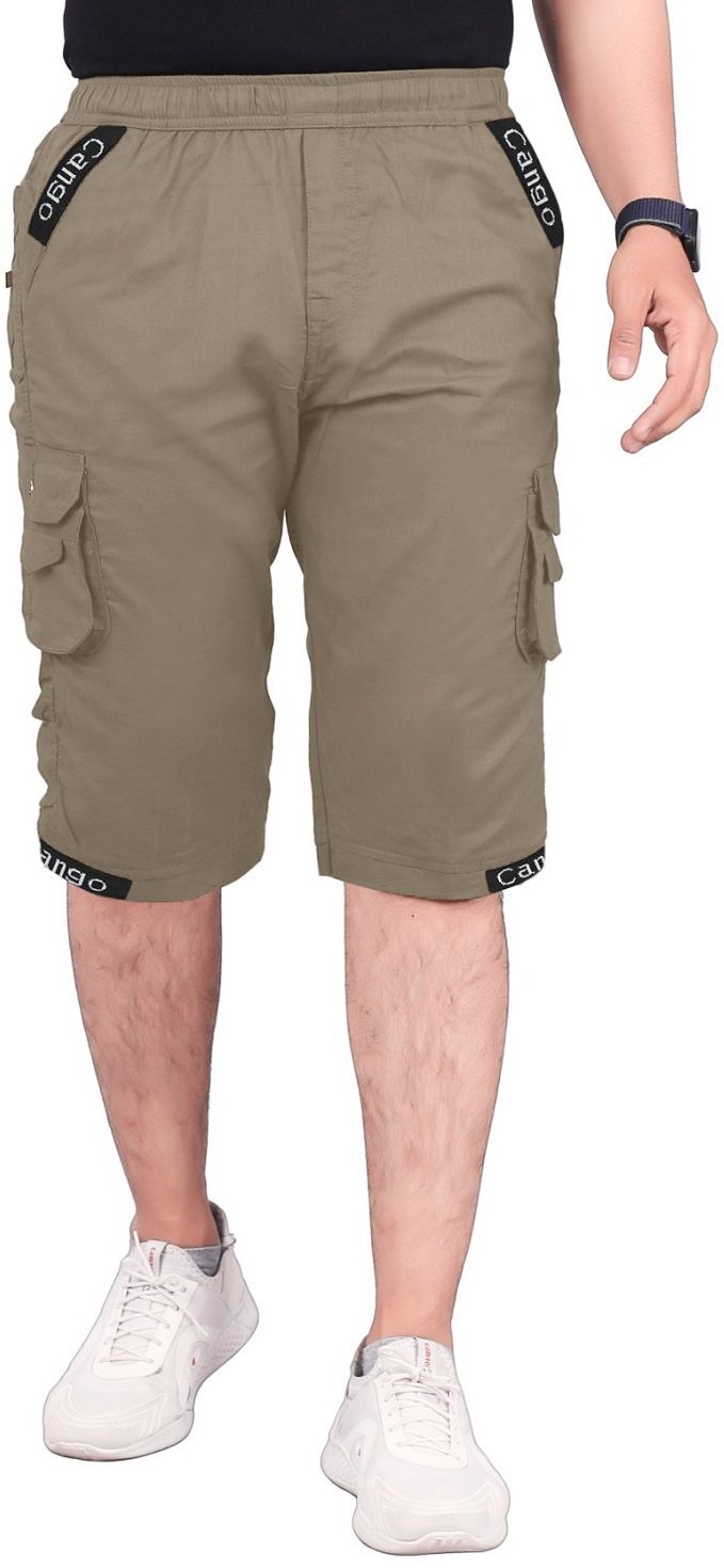 balvik fashion Solid Men Three Fourths-picture-45
