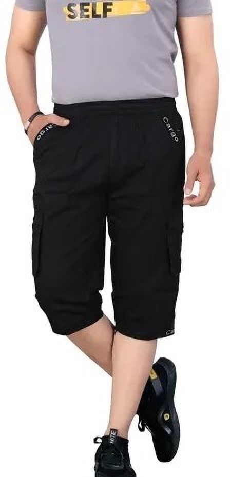 dhanani creation Solid Men Three Fourths-picture-46