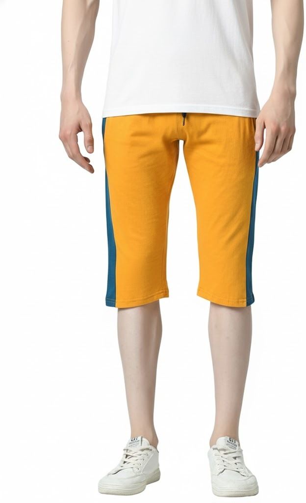 indiweaves Striped Men Three Fourths-picture-37