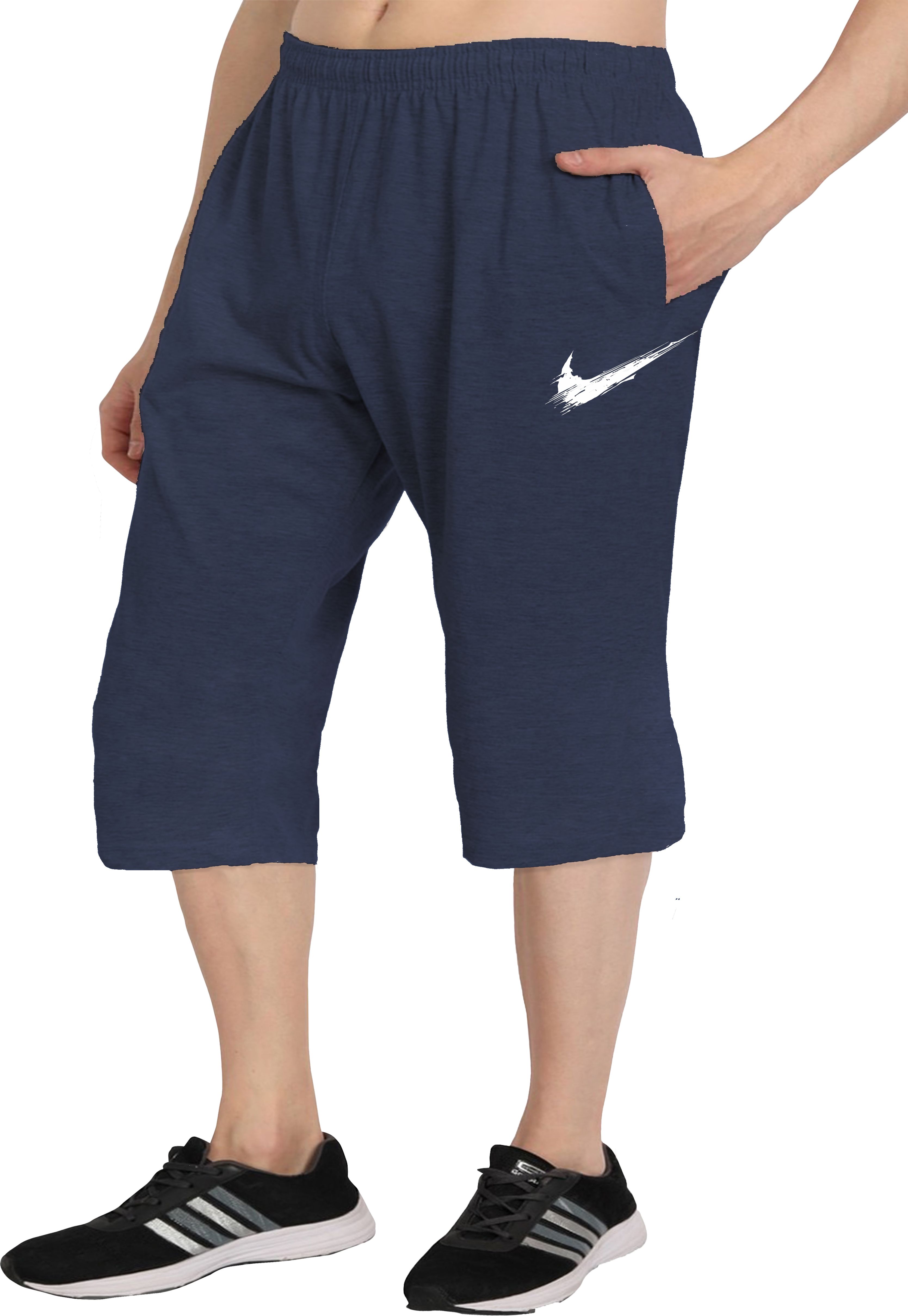 west gate clothing Solid, Printed Men Three Fourths-picture-12