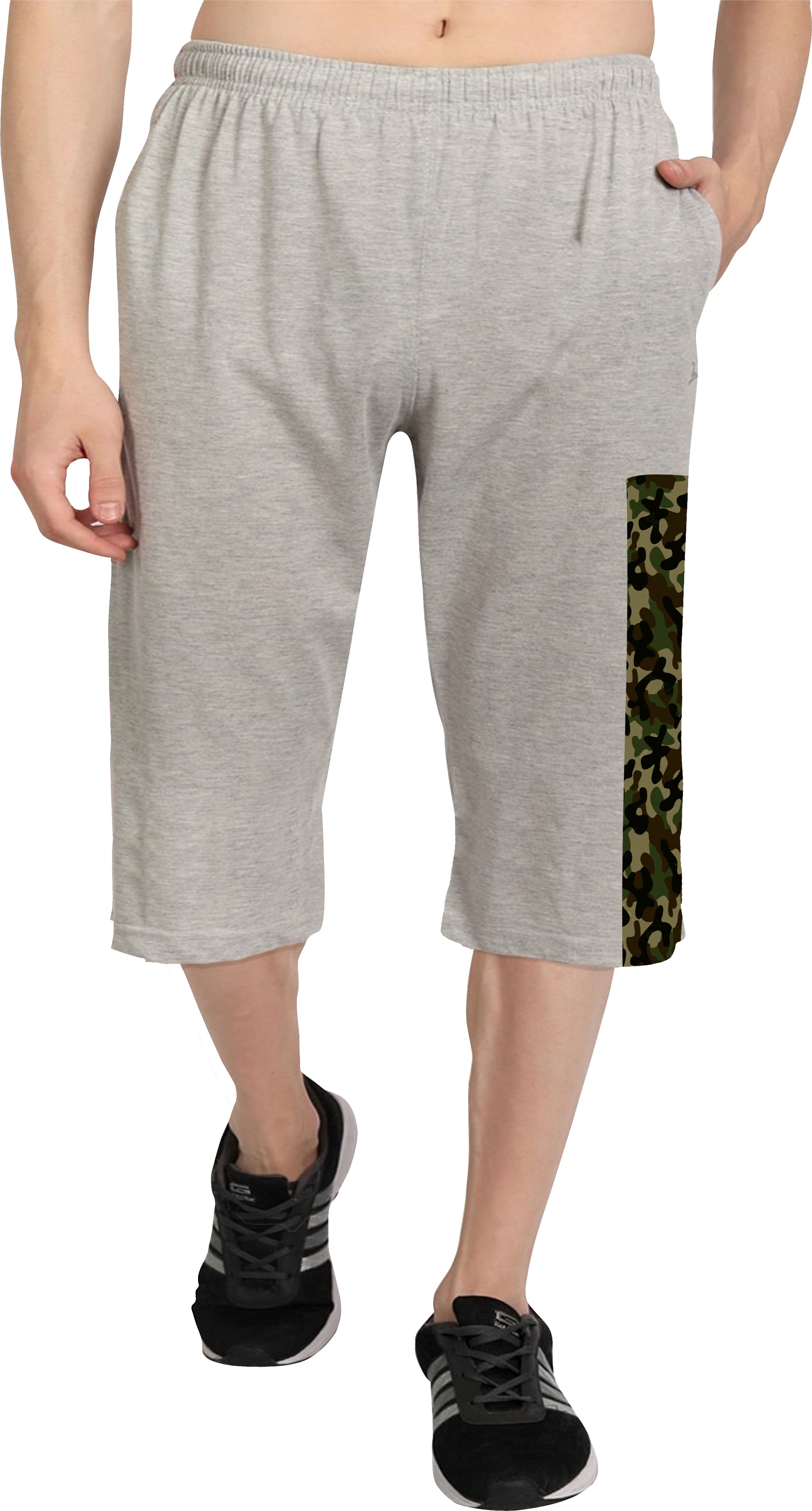 west gate clothing Solid Men Three Fourths-picture-23