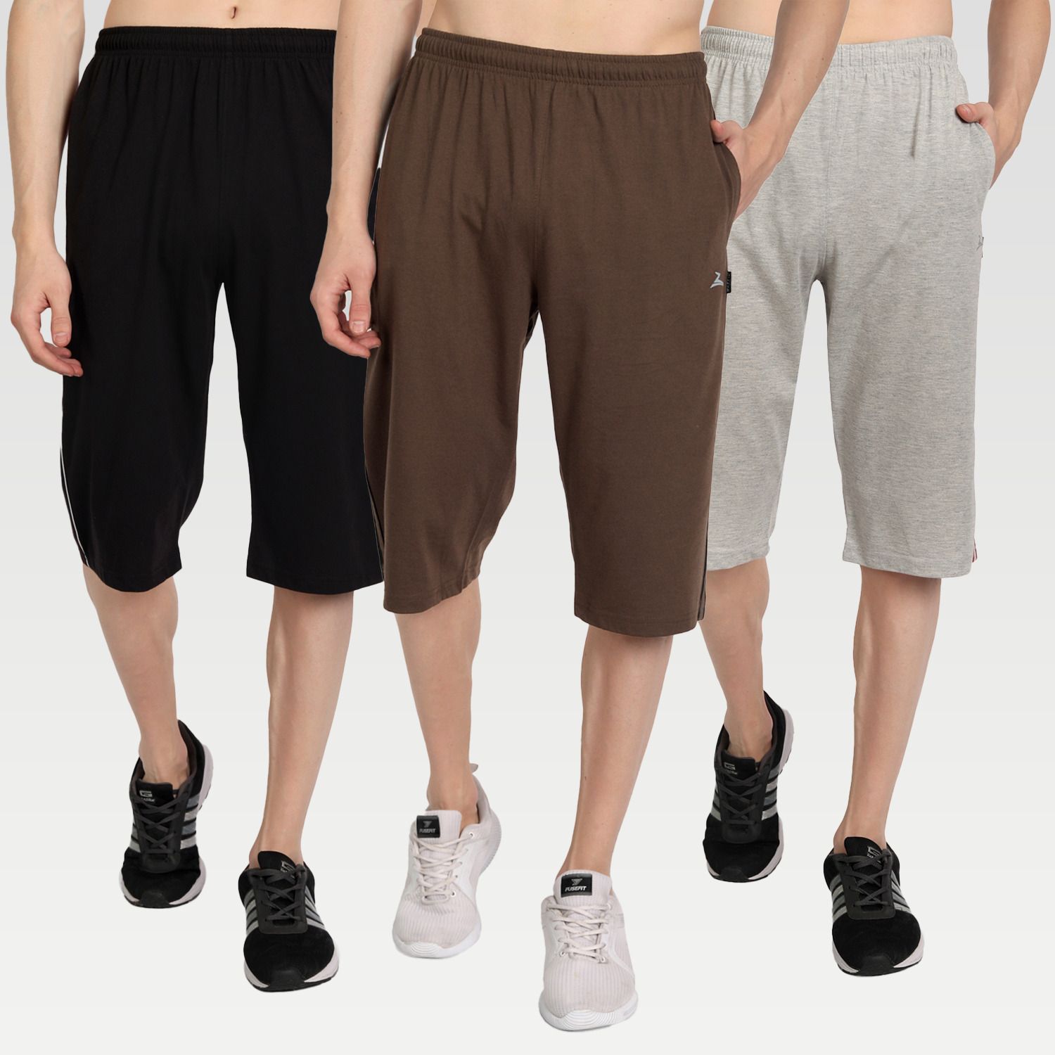 zeffit Solid Men Three Fourths-picture-31