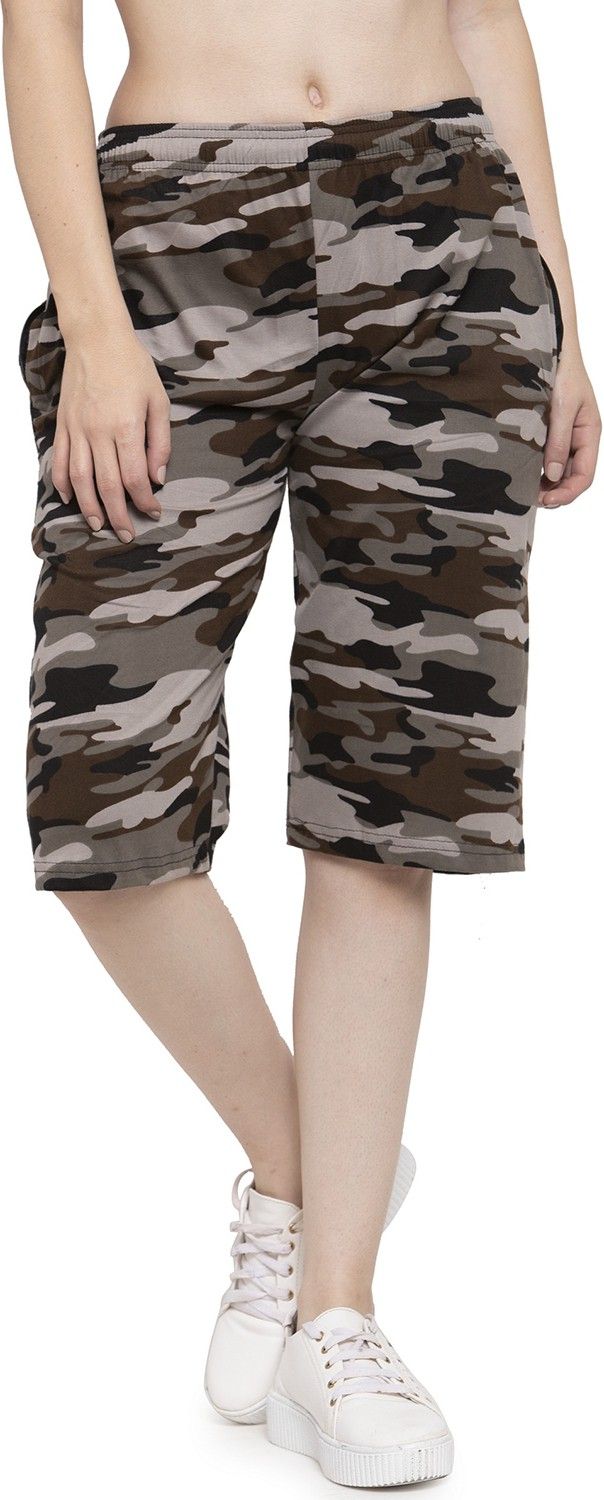 Women Brown Capri-image-5