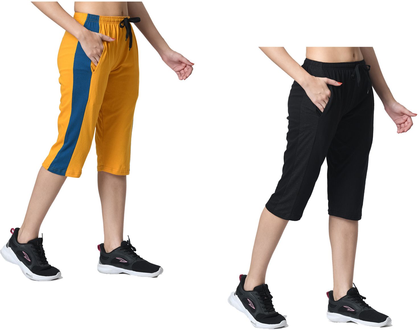 kayu Striped Women Three Fourths-picture-11