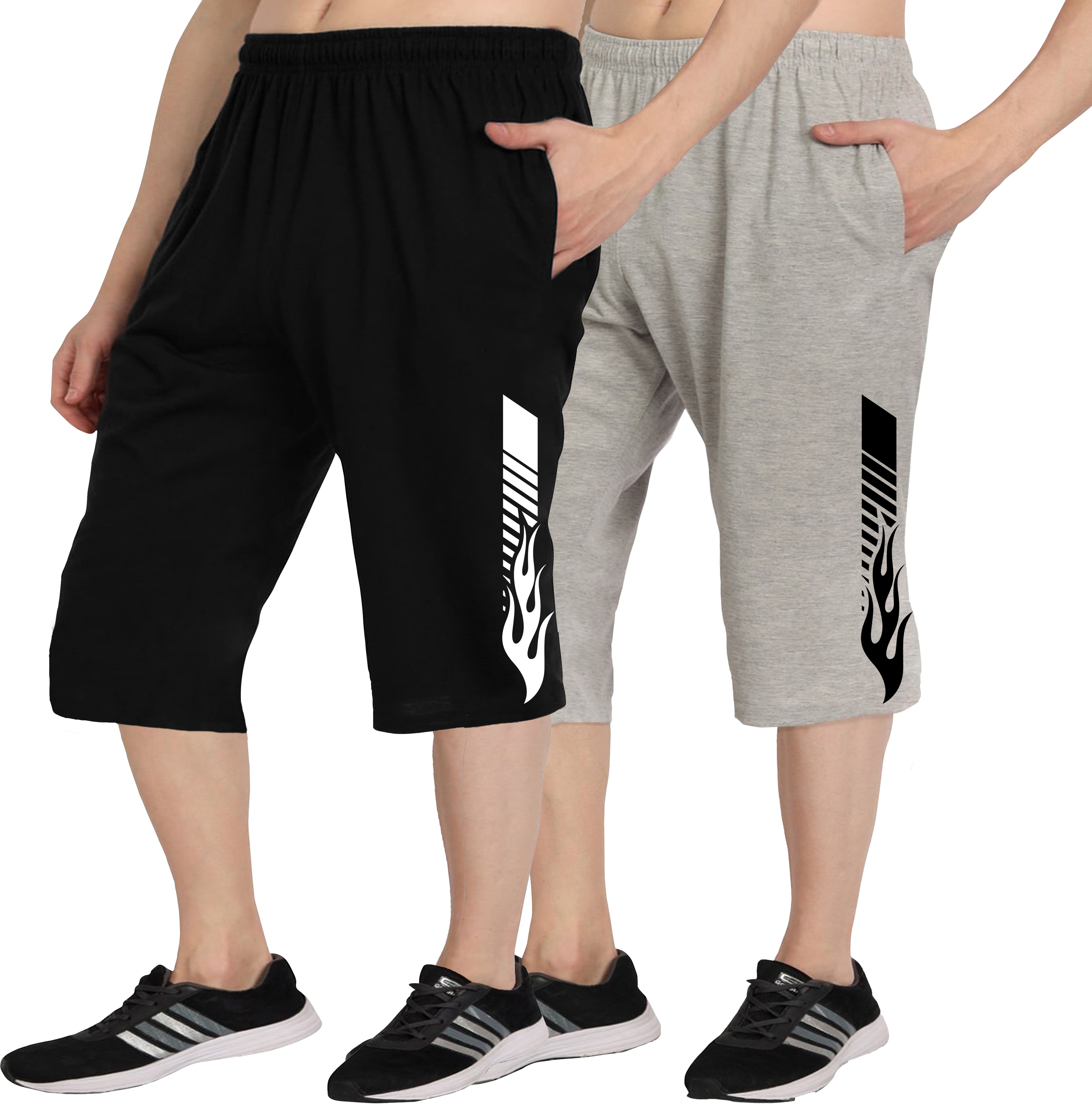 Printed Men Three Fourths