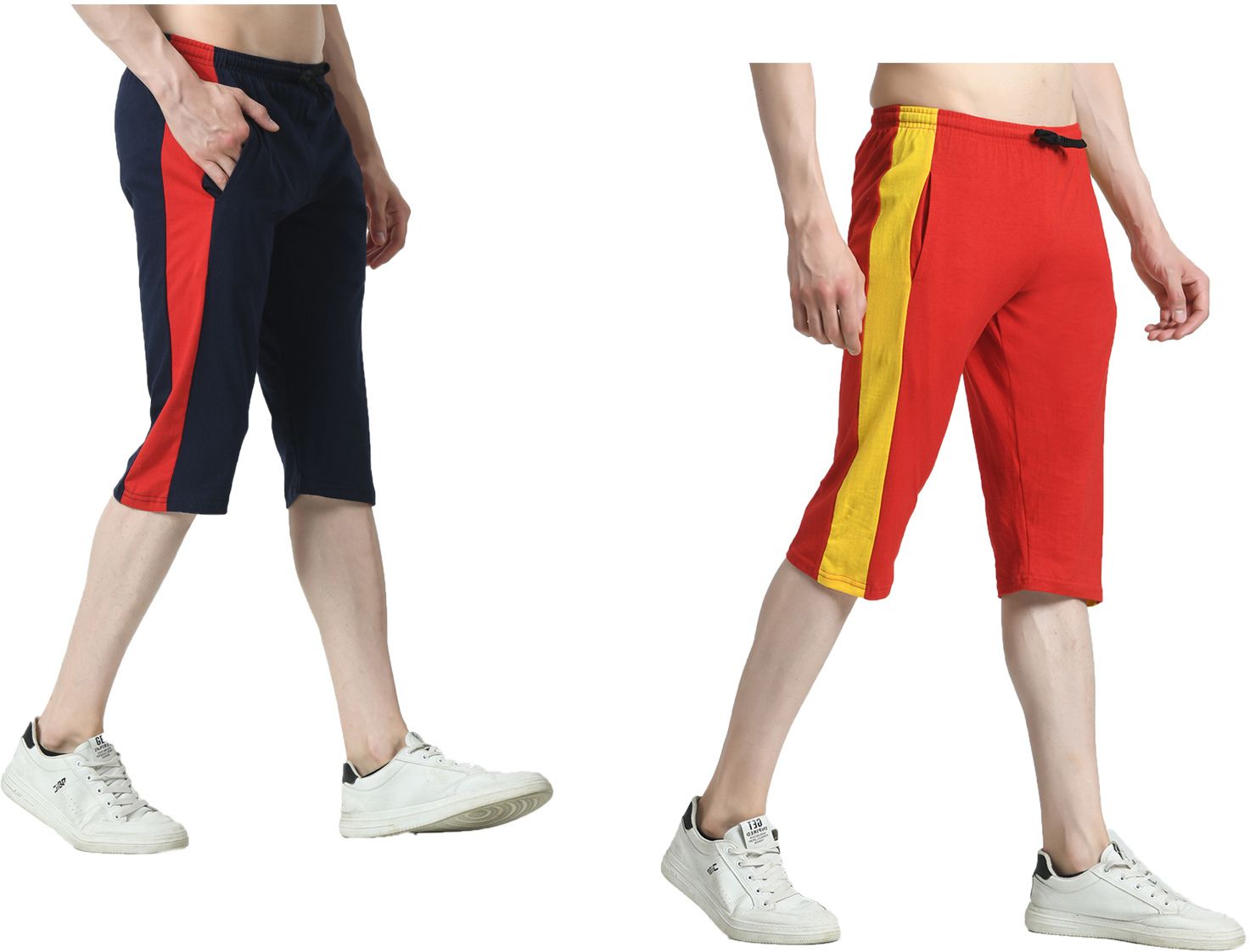 kayu Striped Men Three Fourths-picture-31