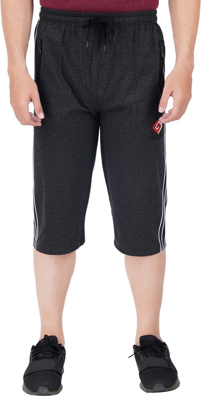 feel track Striped Men Three Fourths-picture-26