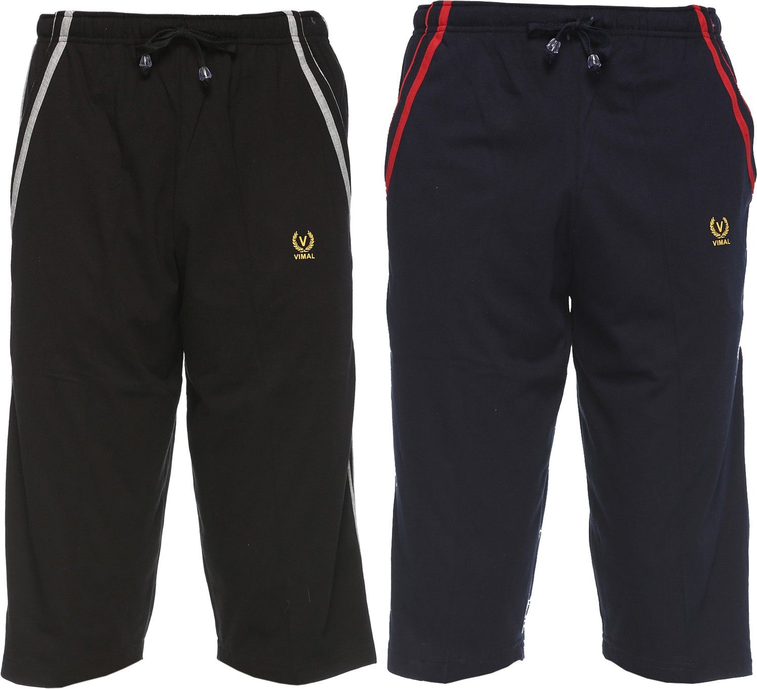 mack jonney Striped Men Three Fourths-picture-19