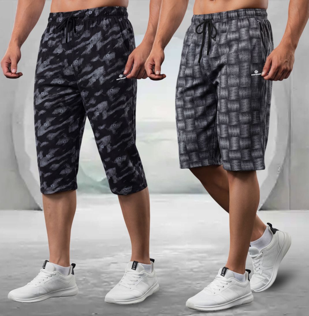 feel track Printed Men Three Fourths-picture-14