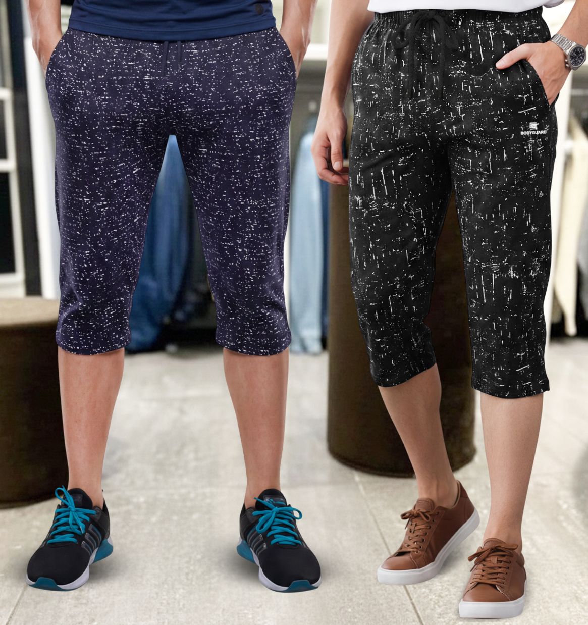 feel track Printed Men Three Fourths-picture-20