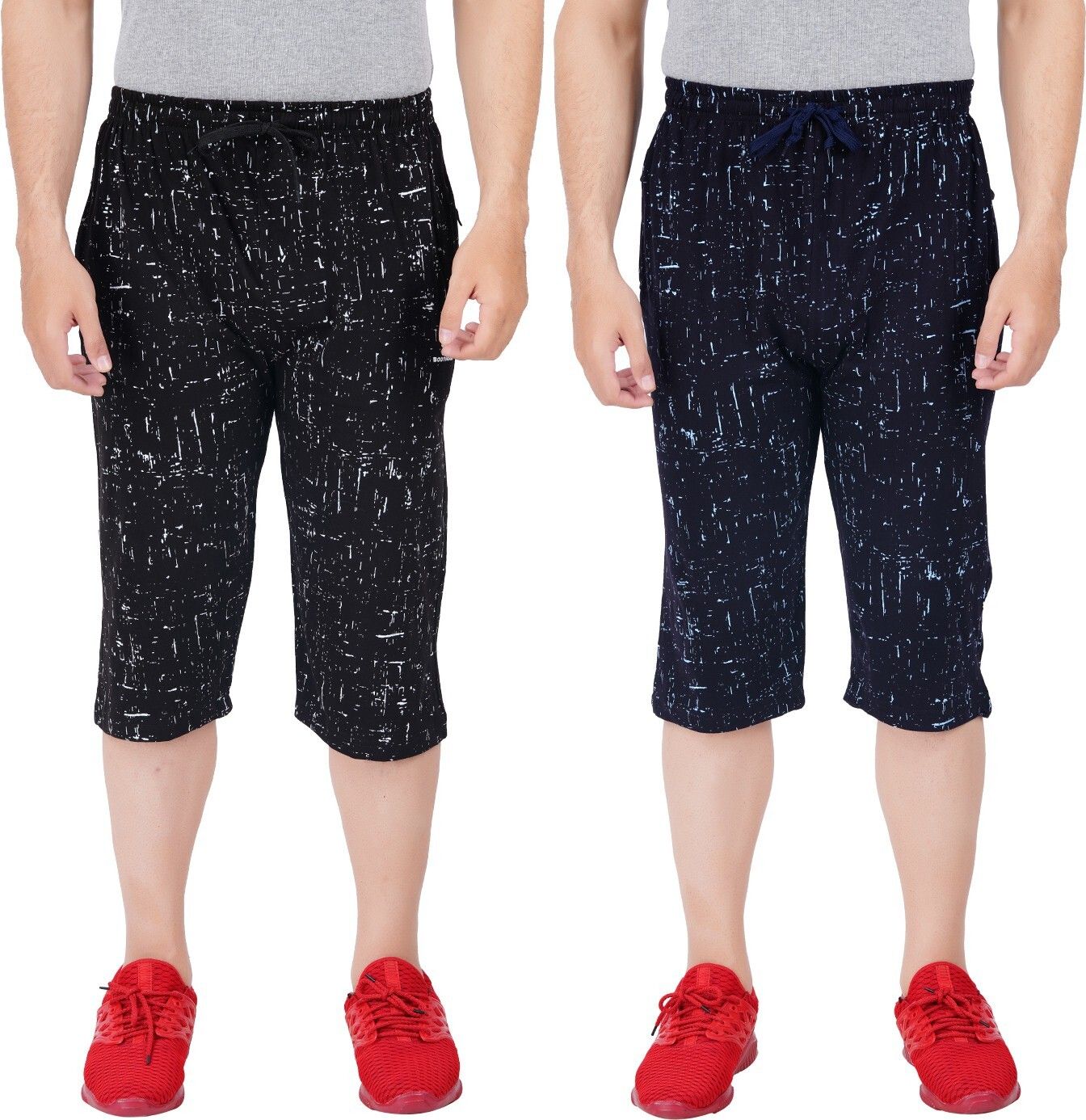 feel track Printed Men Three Fourths-picture-15