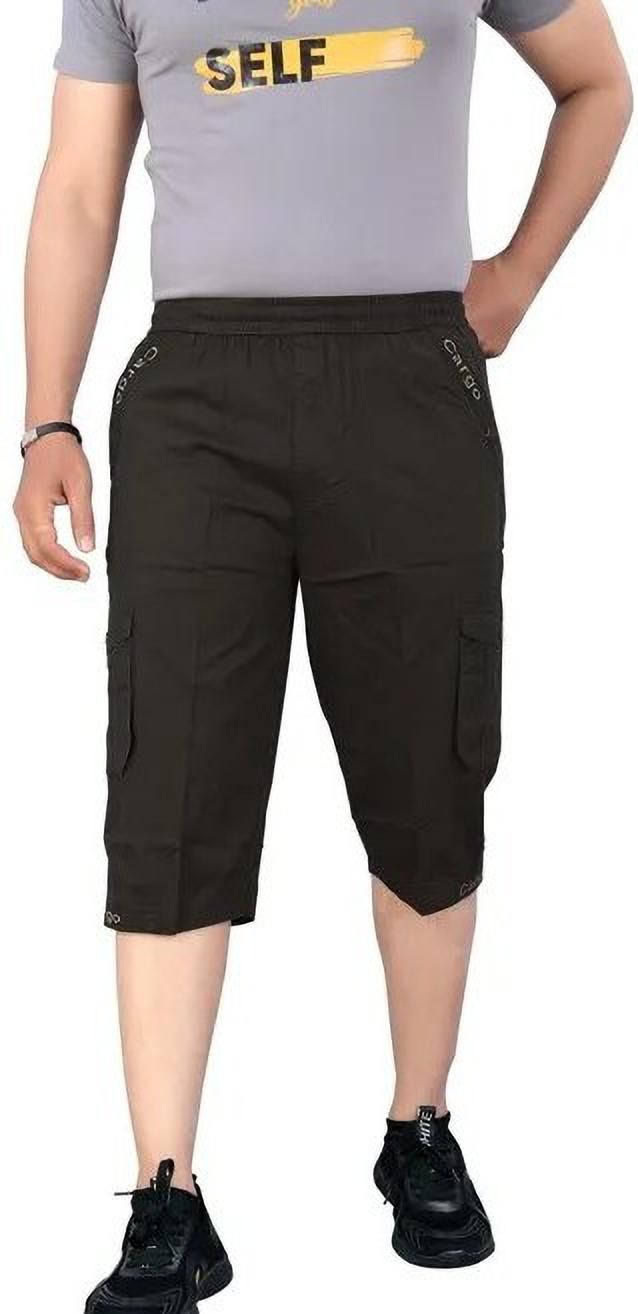 maruti enterprise Solid Men Three Fourths-picture-19