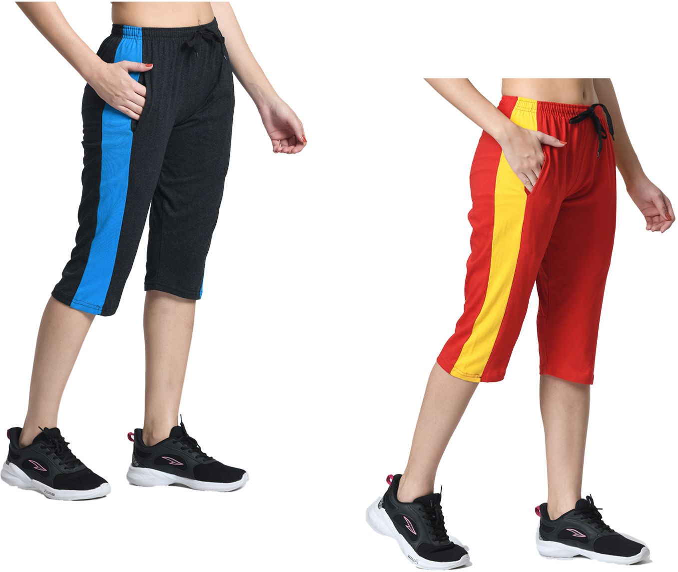 kayu Striped Women Three Fourths-picture-18