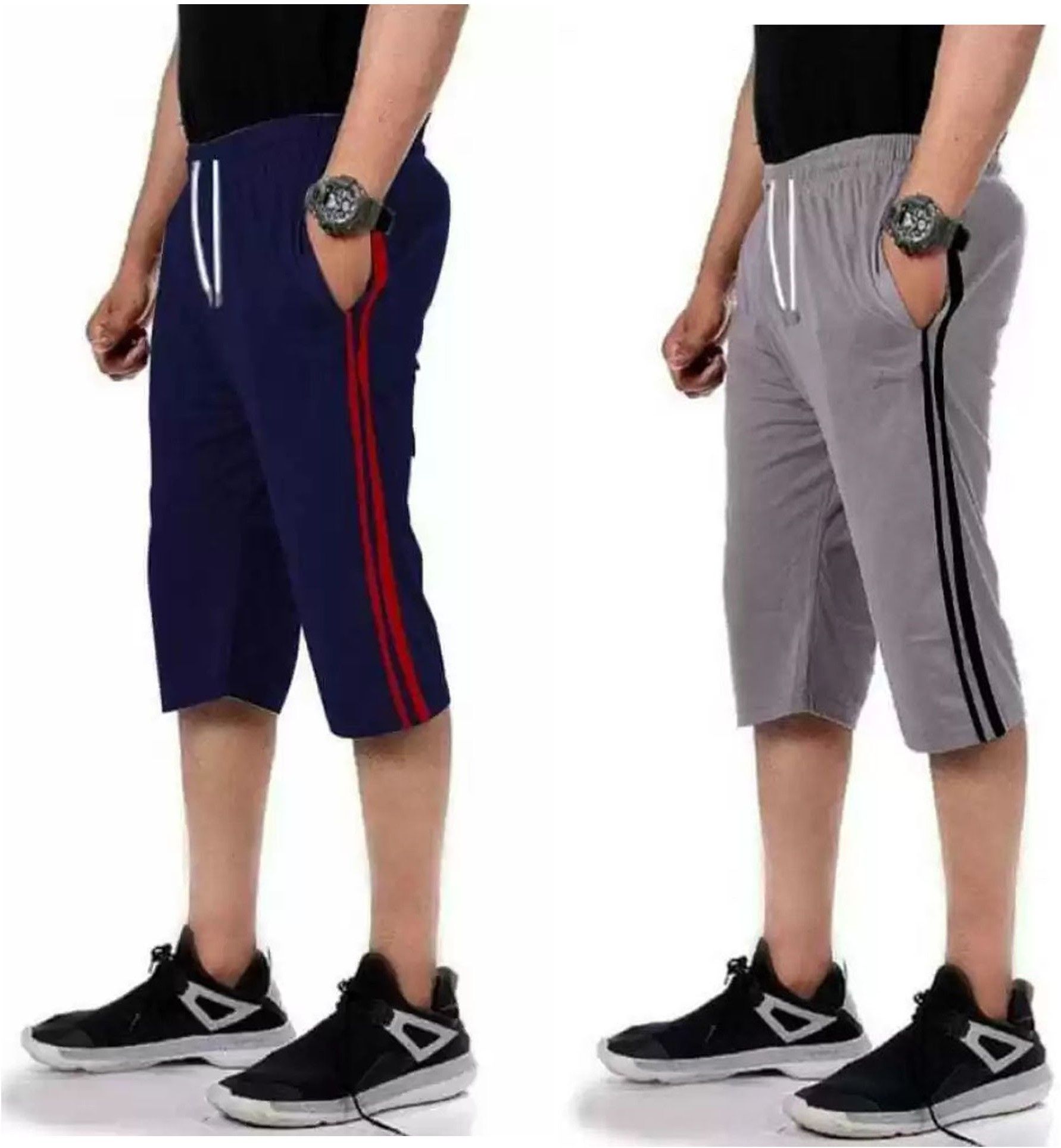 Striped Men Three Fourths