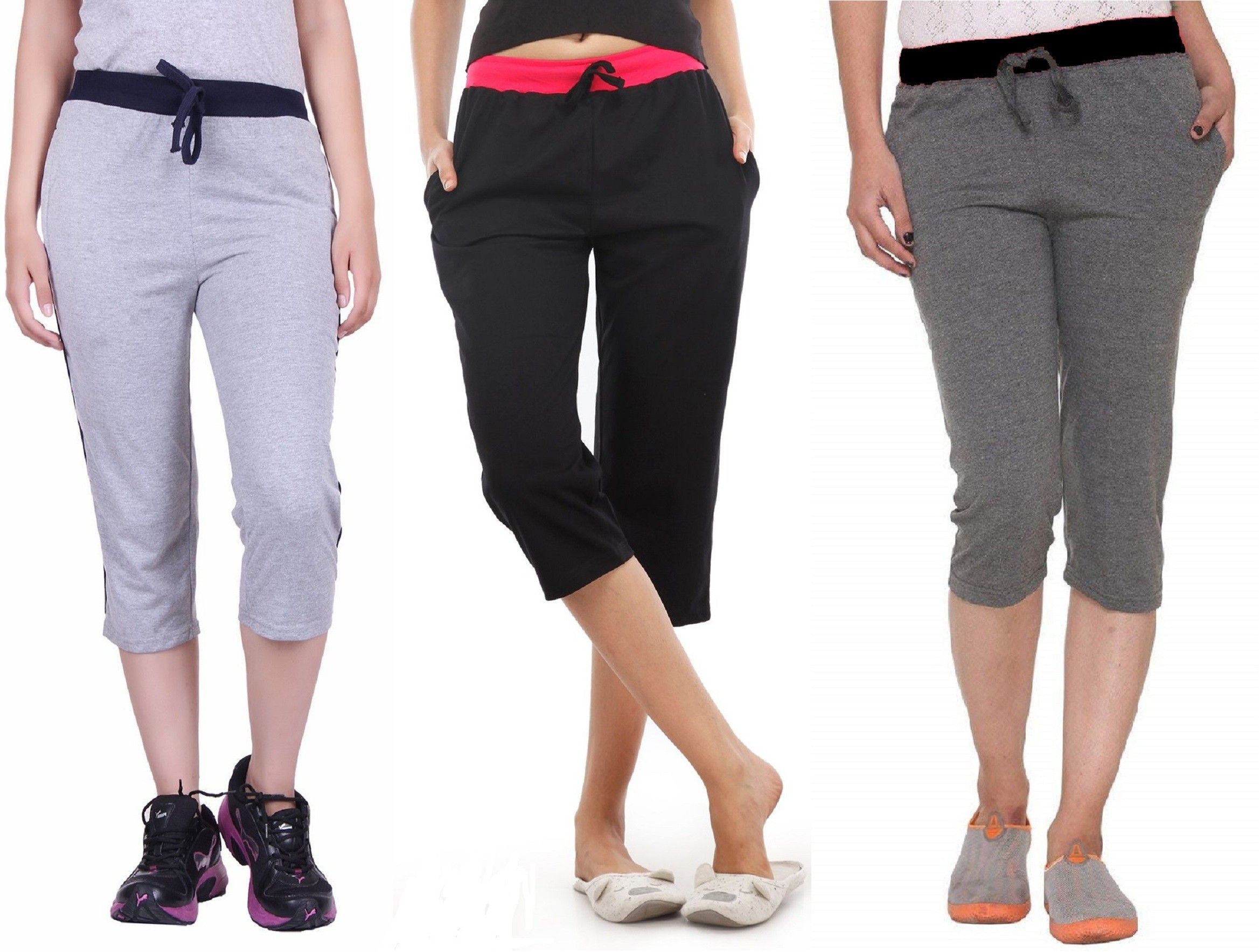 Solid Women Three Fourths