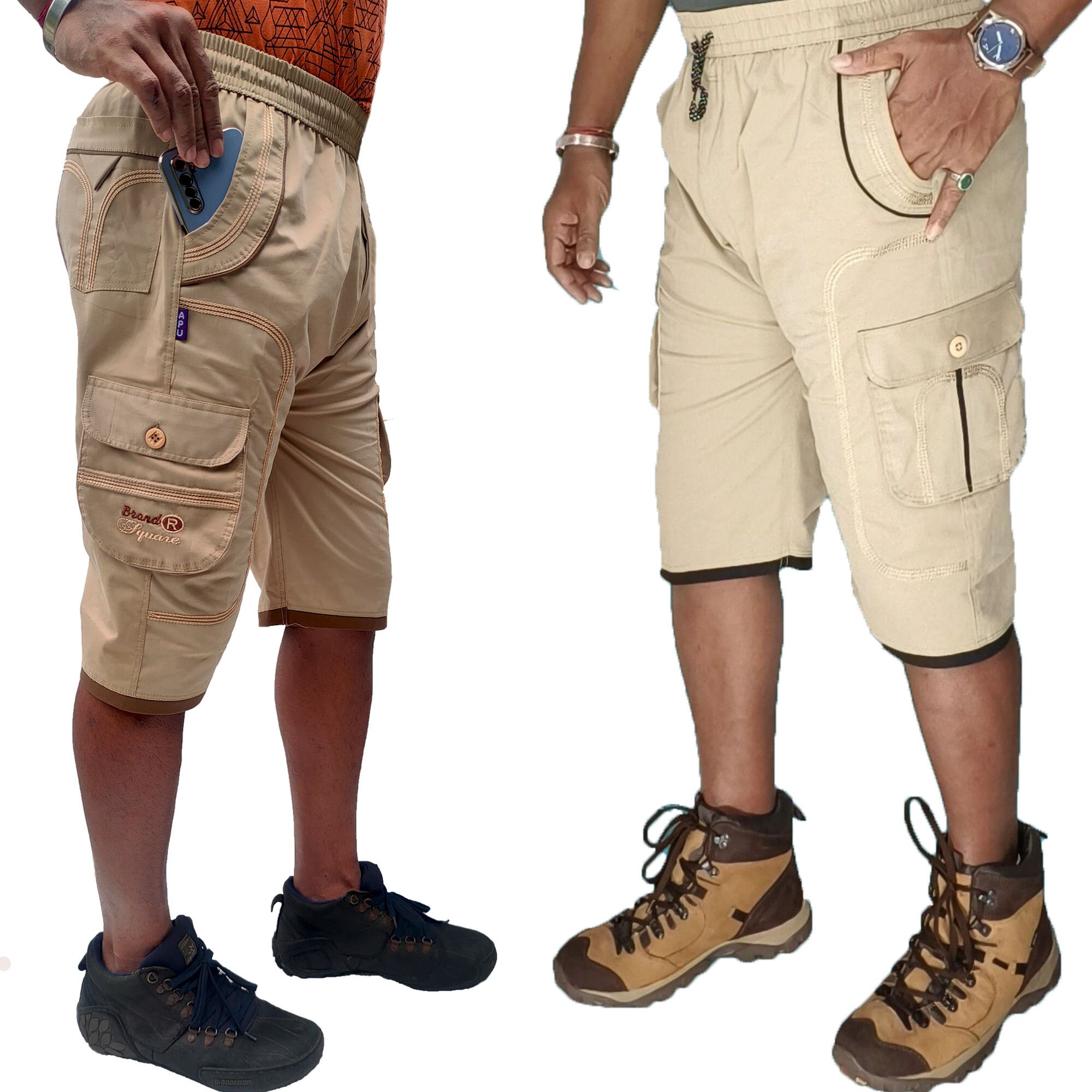 jahu fashion Self Design Men Three Fourths-picture-25