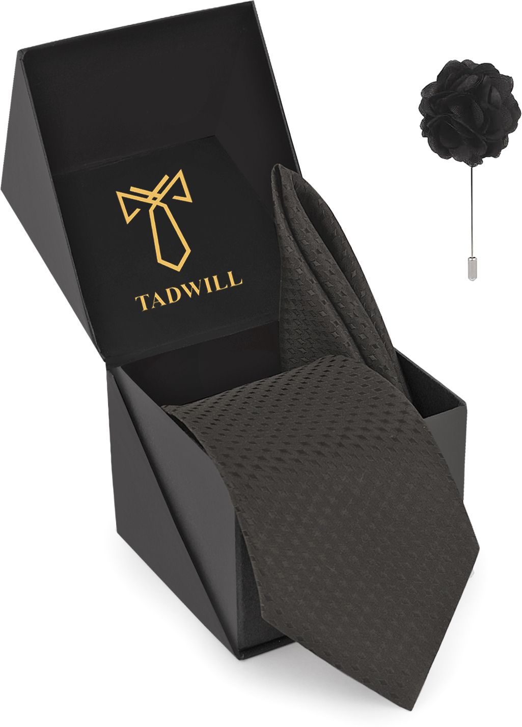TADWILL Brass Cufflink & Tie Pin Set-image-10