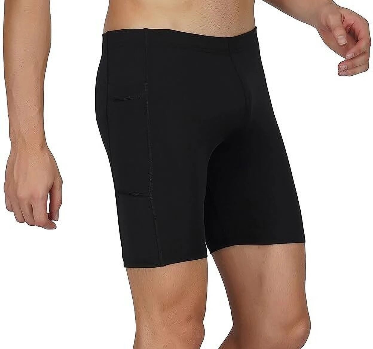 ninq Solid Men Black Tights-picture-24