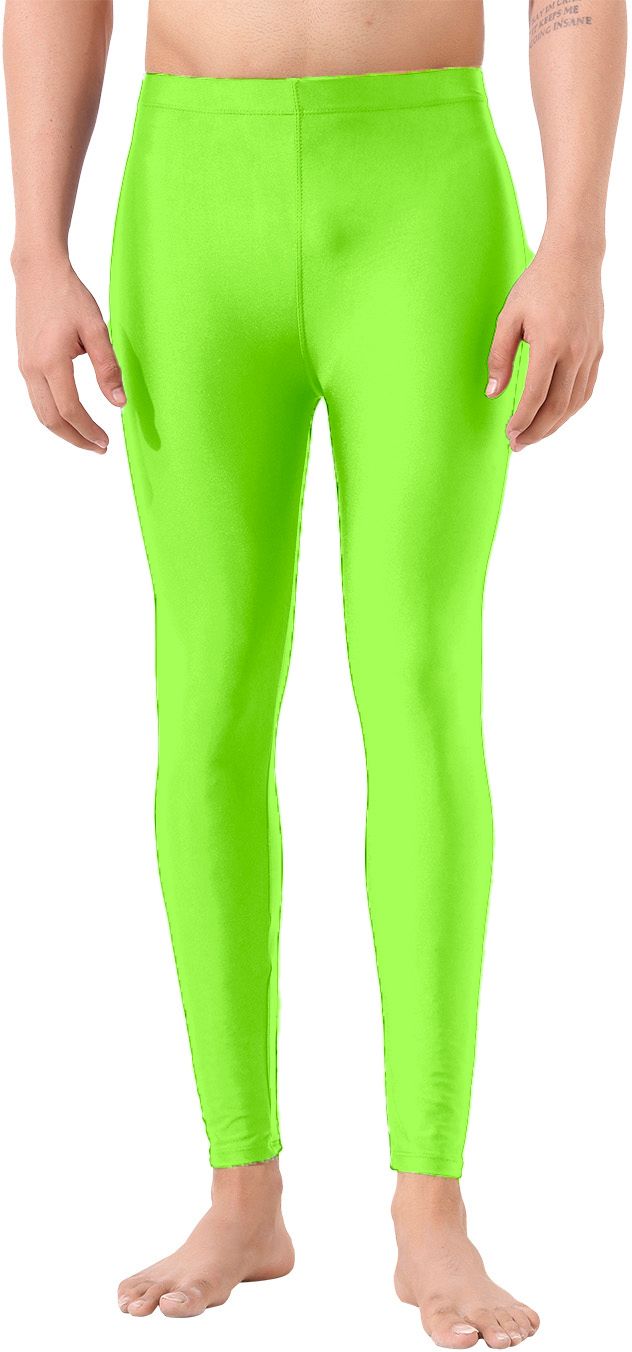 lycot Solid Men Green Tights-picture-28