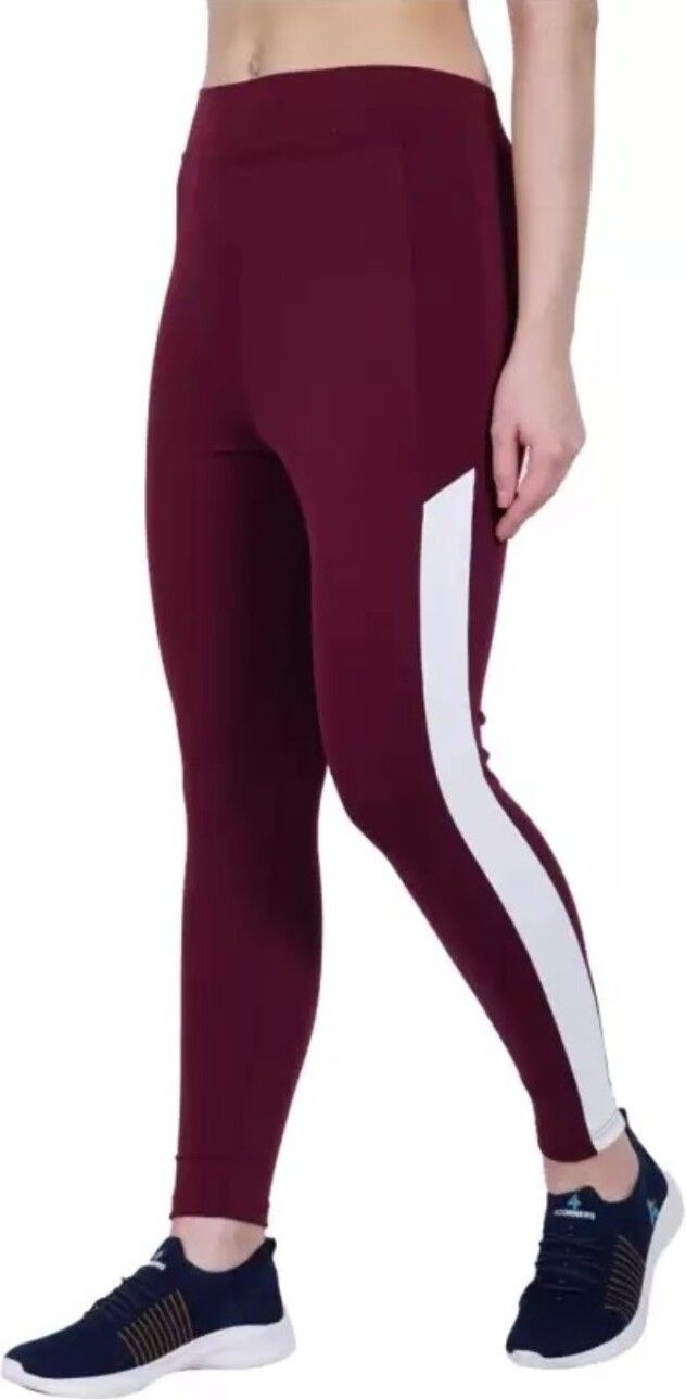 asjeggings Striped Women Maroon Tights-picture-16