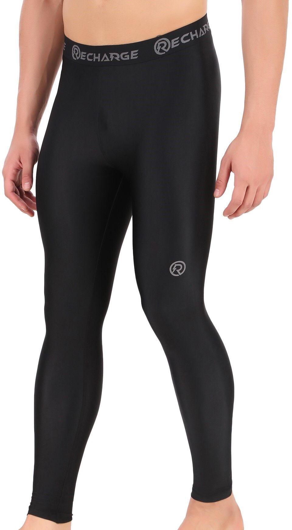 redesign apparels Solid Men Black Tights-picture-18