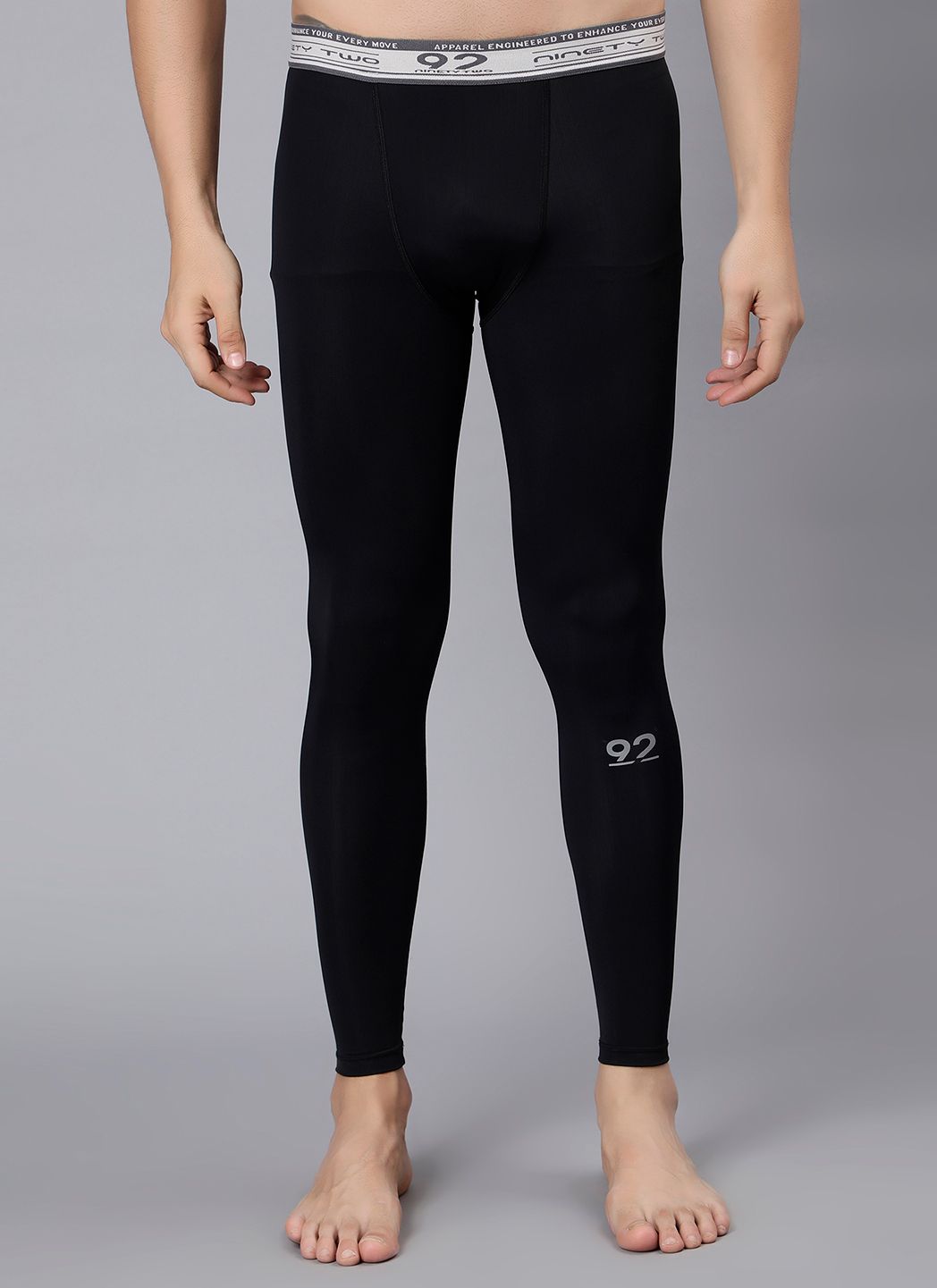92 ninety two Printed Men Black Tights-picture-29