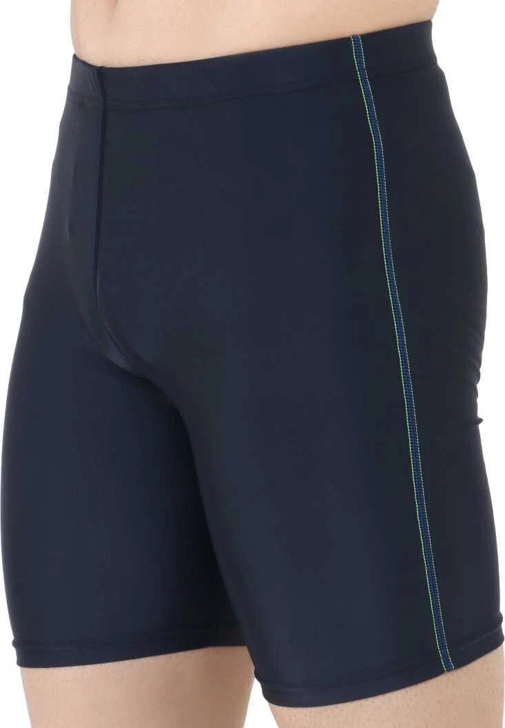 never lose Solid Men Blue Tights-picture-21