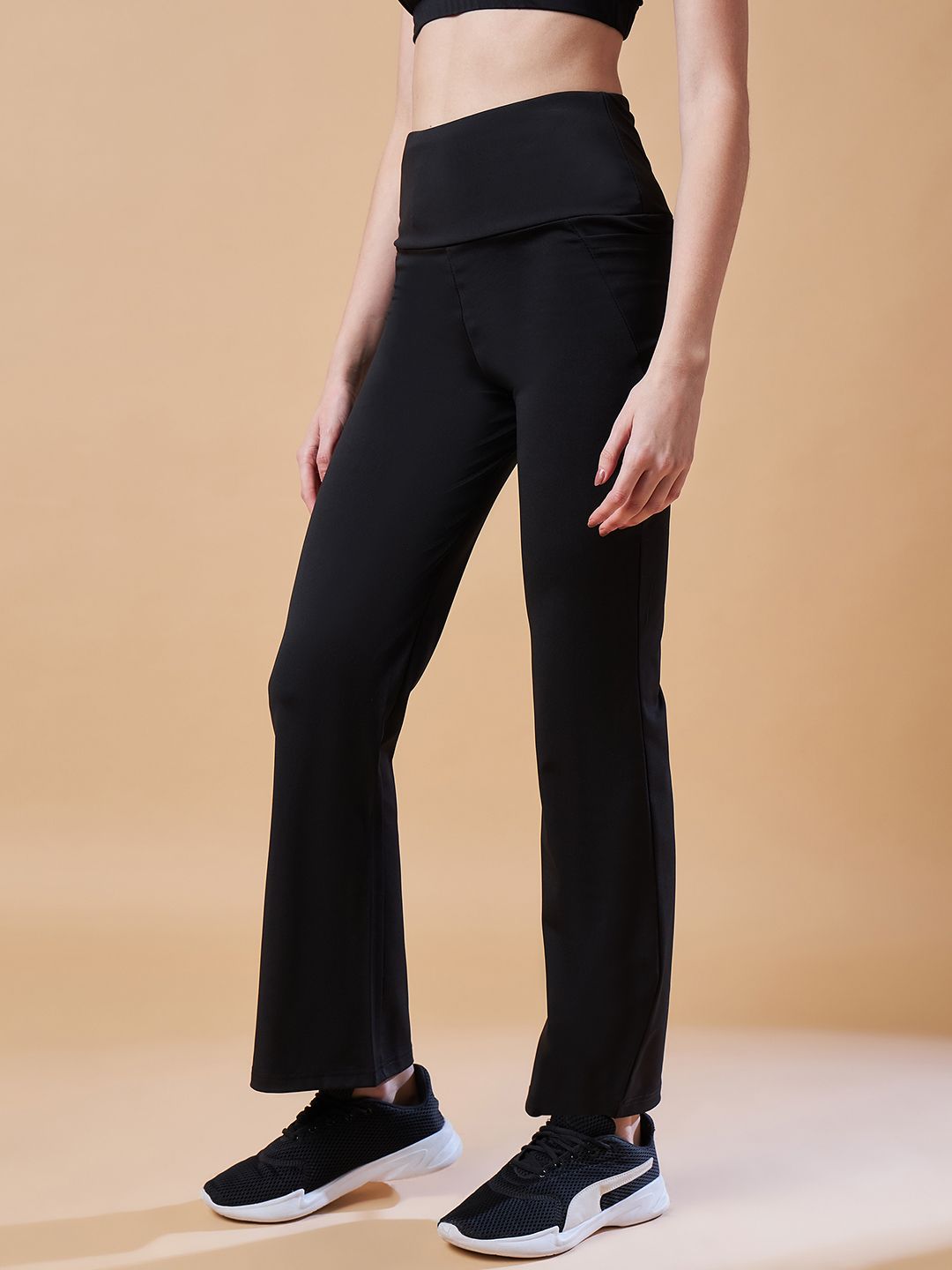 color capital Solid Women Black Tights-picture-15