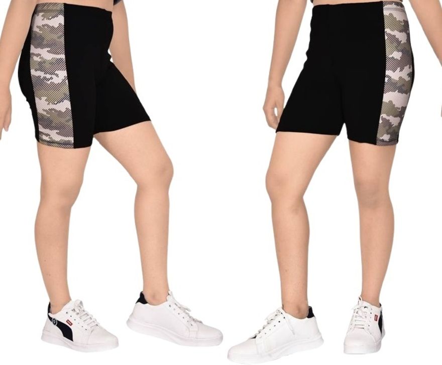 nishant sports Printed Men Black Tights-picture-11