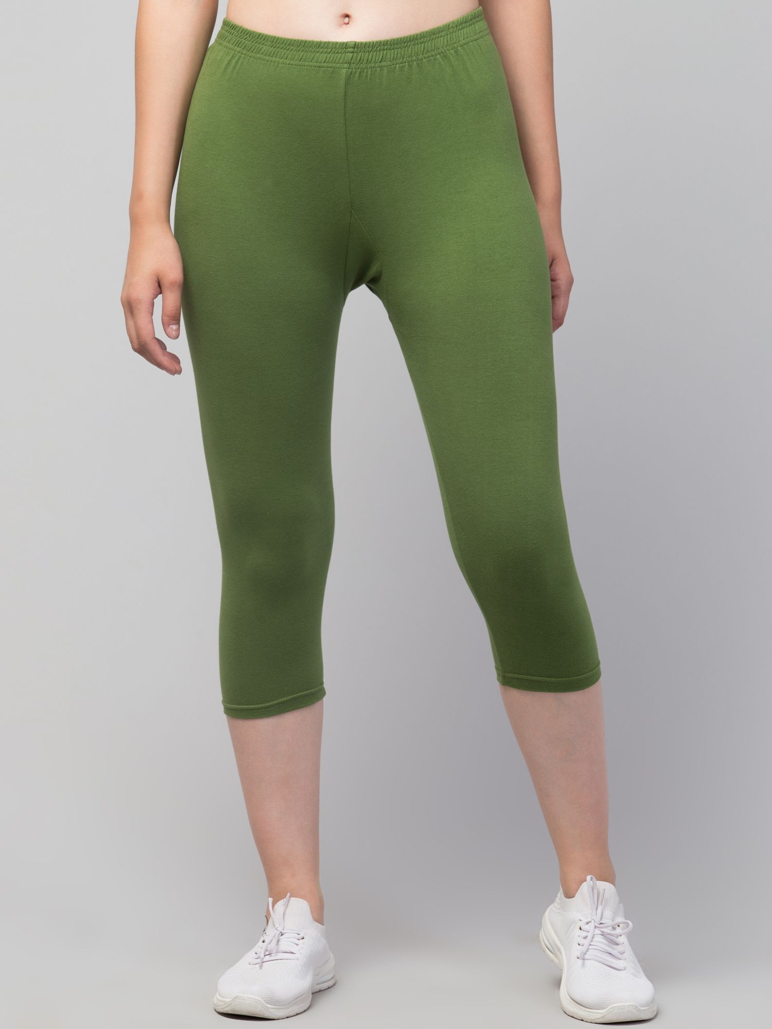 vishwakarma trends Solid Women Dark Green Tights-picture-12