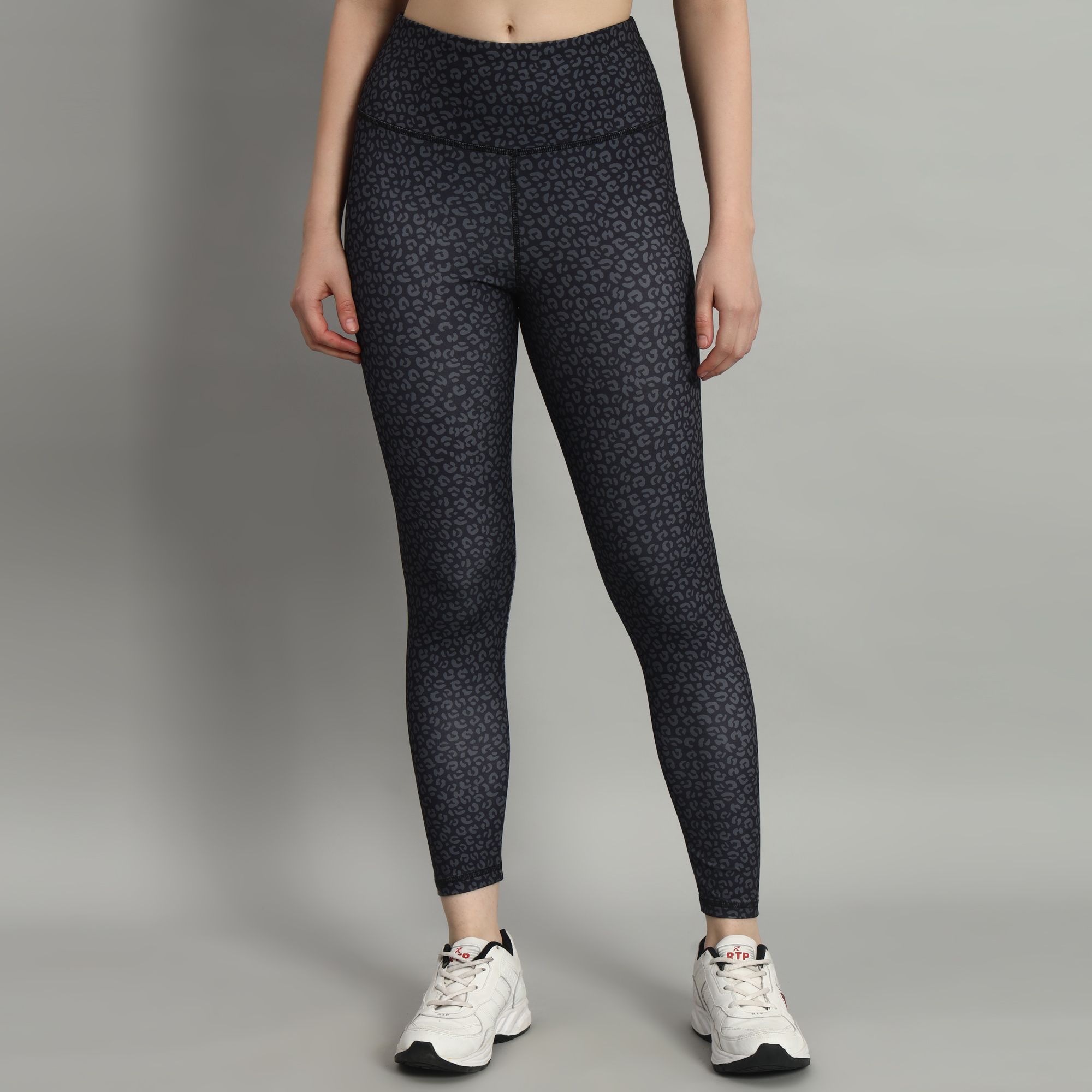 Solid Women Black Tights