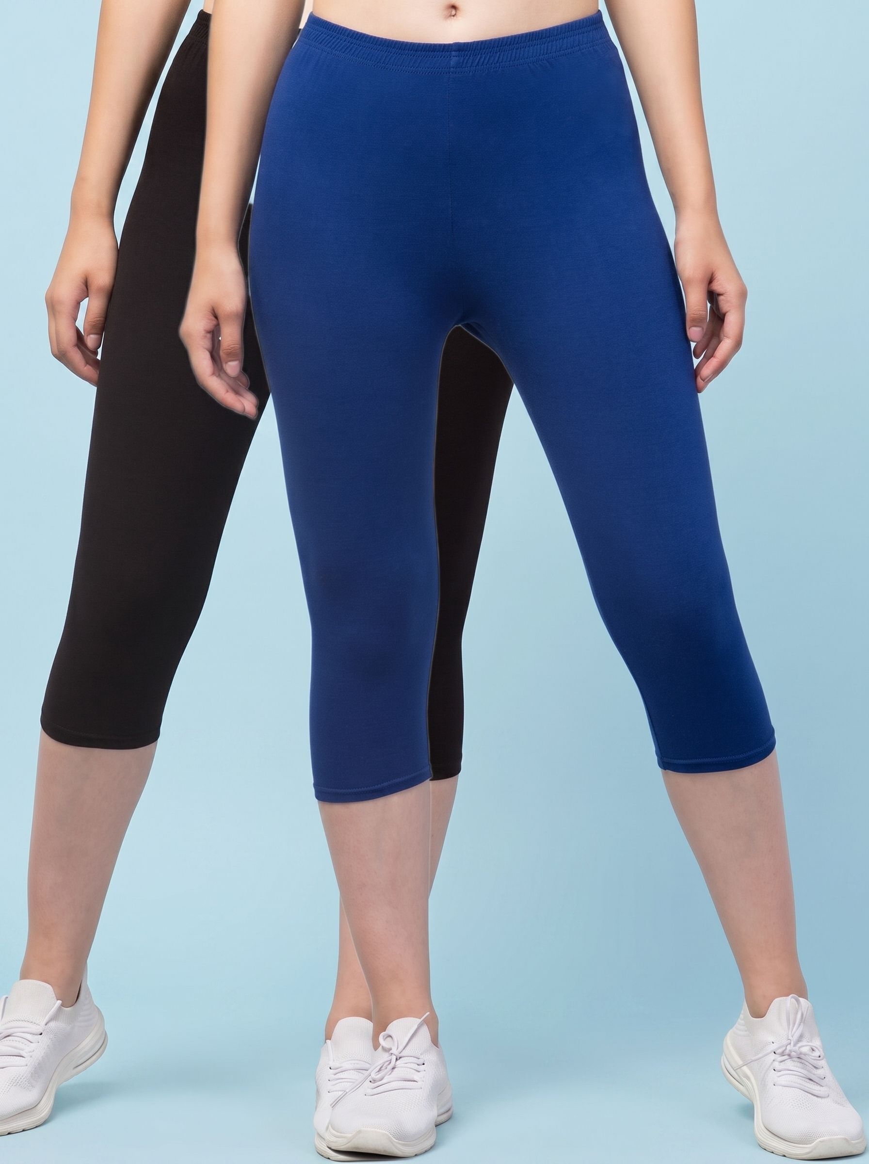 vishwakarma trends Solid Women Black, Blue Tights-picture-23