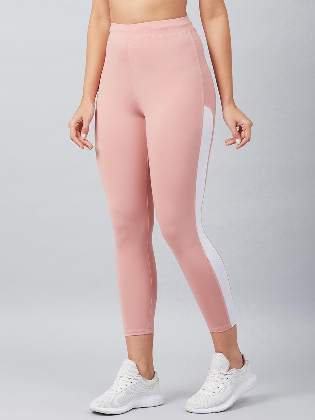blinkin Solid Women Pink, White Tights-picture-18