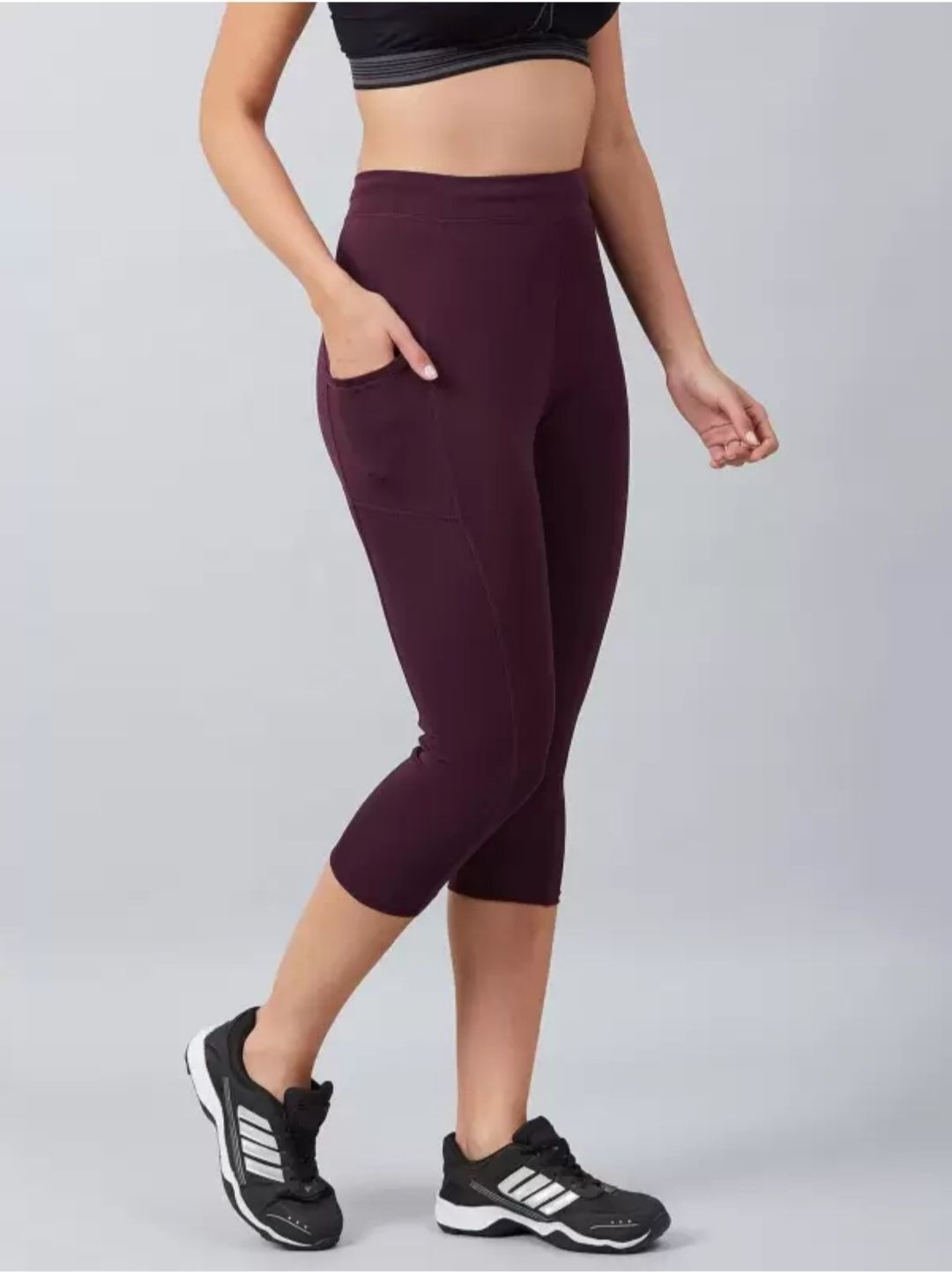 asjeggings Solid Women Brown Tights-picture-17