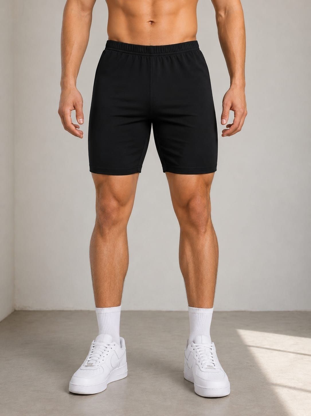 the embryonix Solid Men Black Tights-picture-26