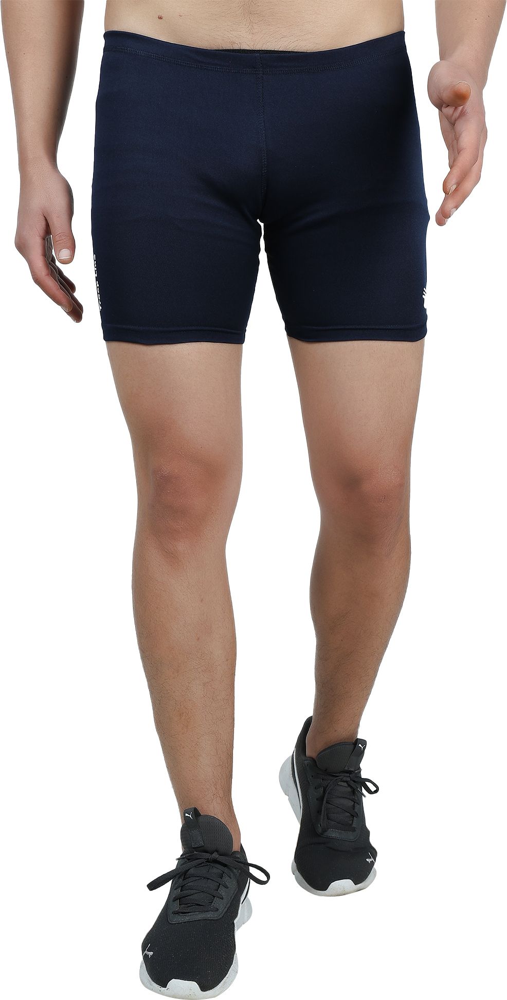 troopline Solid Men Dark Blue Tights-picture-21