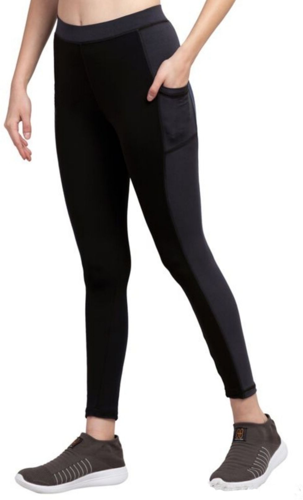 Solid Women Black Tights-image-29