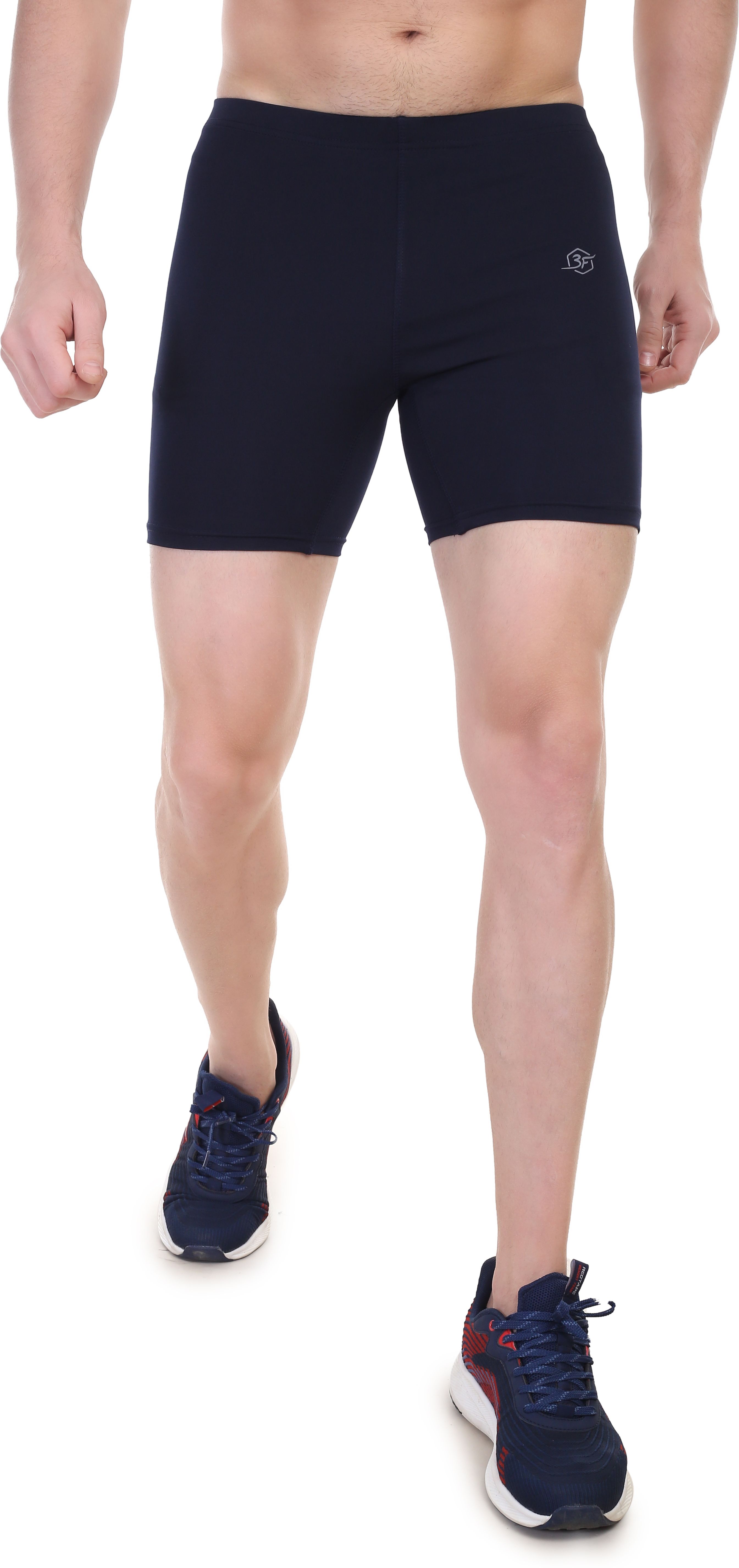 urboholic Solid Men Dark Blue Tights-picture-16