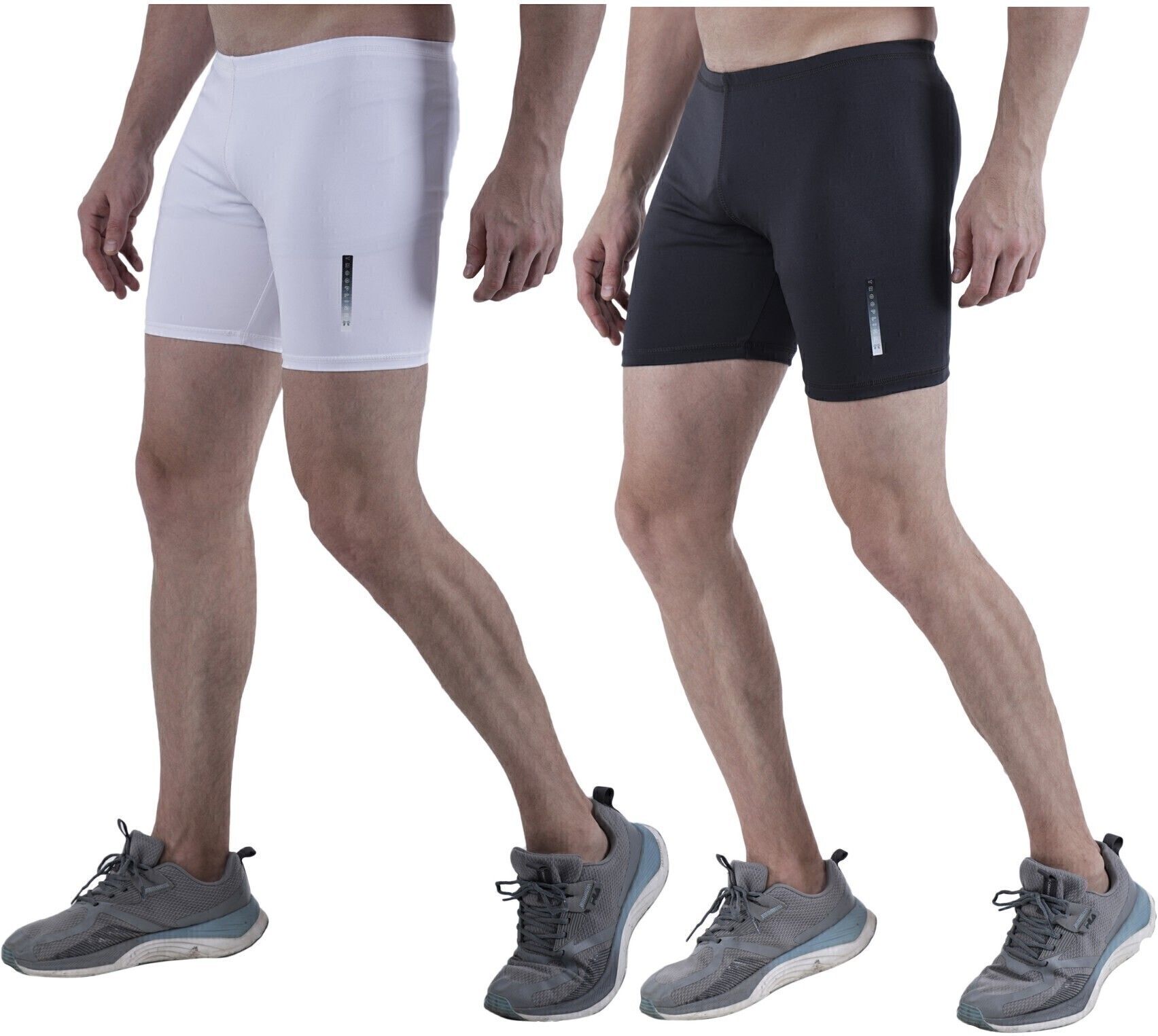 troopline Solid Men White, Grey Tights-picture-46