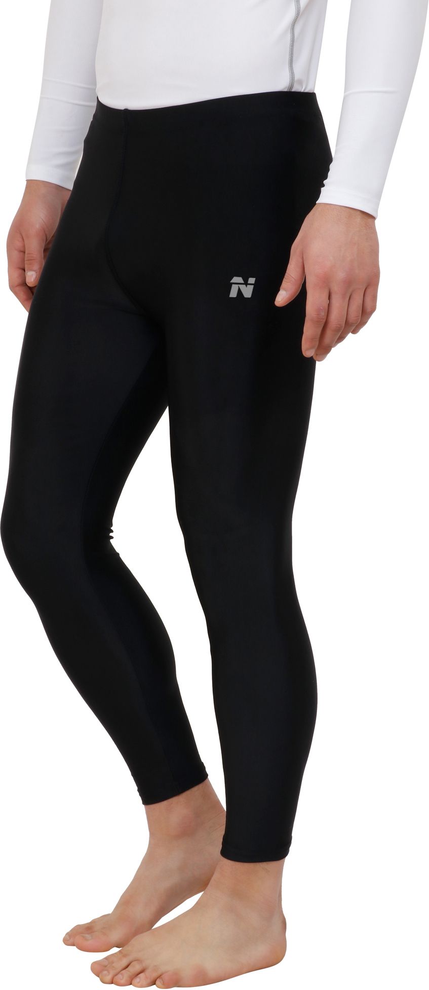 ninq Solid Men Black Tights-picture-26