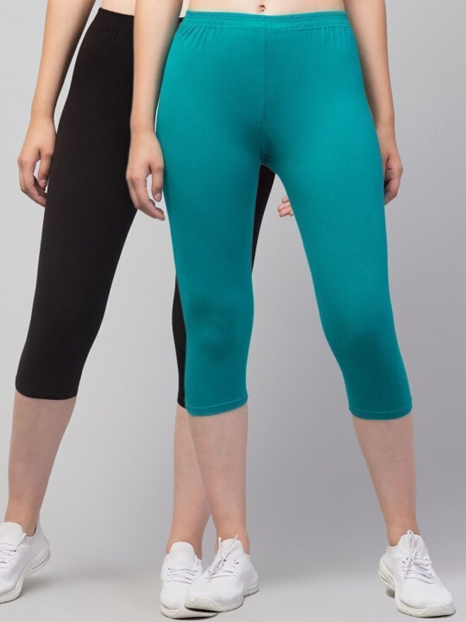 vishwakarma trends Solid Women Black, Orange Tights-picture-46