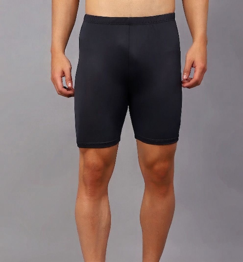 pk15 Solid Men Black Tights-picture-10