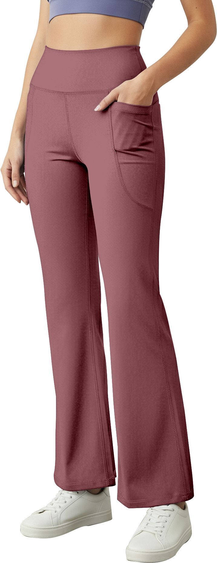 mehrang Solid Women Pink Tights-picture-20