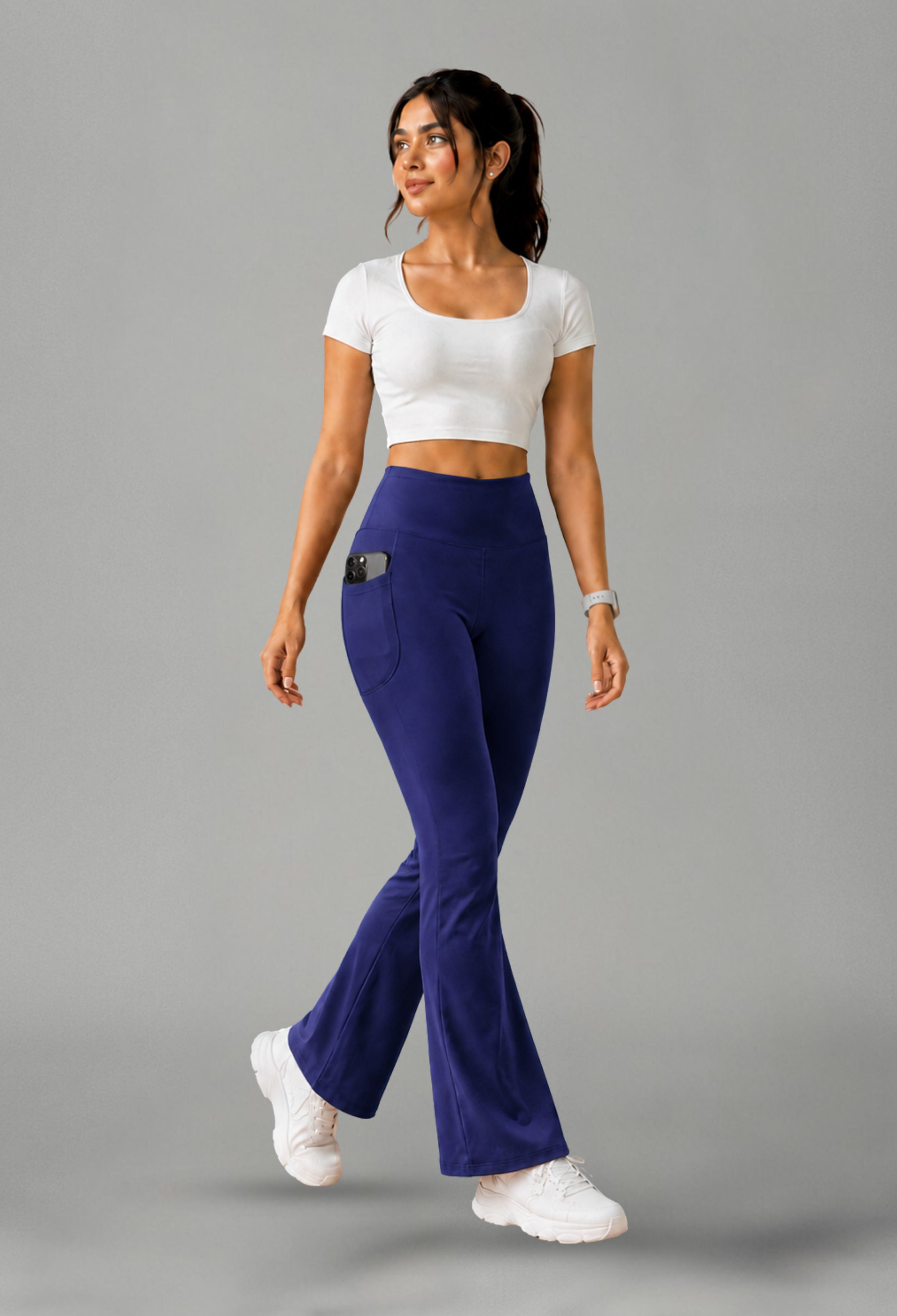 kashikey creation Solid Women Dark Blue Tights-picture-19