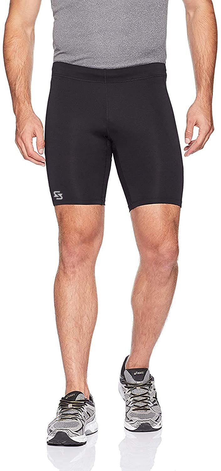 sportinger Solid Men Black Tights-picture-16