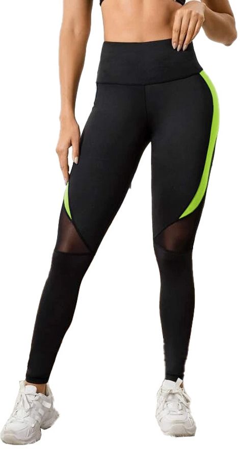 Color Block Women Black Tights-image-48
